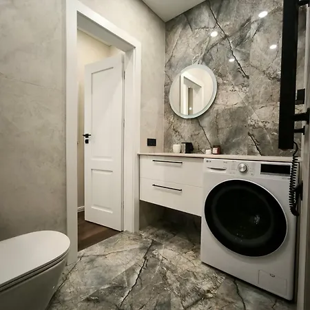 Ferienwohnung Naujos Statybos Butas Salia Centro Klaipėda Exterior foto